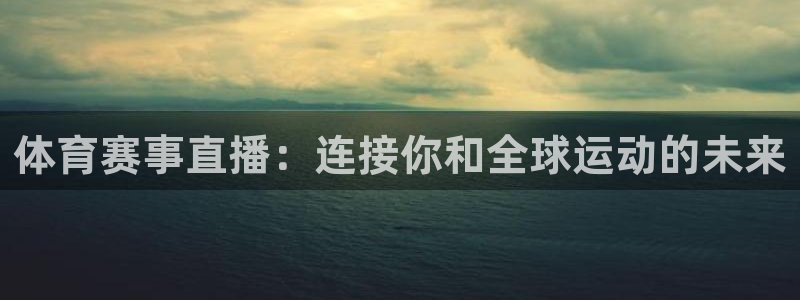体育赛事直播：连接你和全球运动的未来